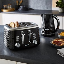 GEEPAS Argyle 4 Slice Bread