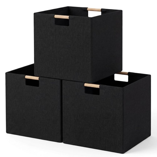 Pack fabric storage bins - 3,