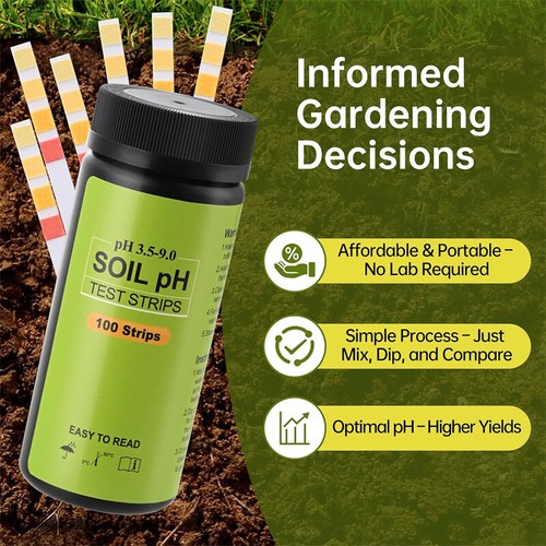 100 strips soil - tester,