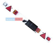 5ft Trailer Lighting Board with Fog & Reversing Lights, 10m Cable & 13 Pin Plug