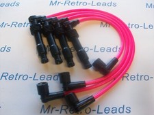 PINK 8MM PERFORMANCE IGNITION LEADS CORSA C16XE X16XE X14XE 16 VALVE QUALITY