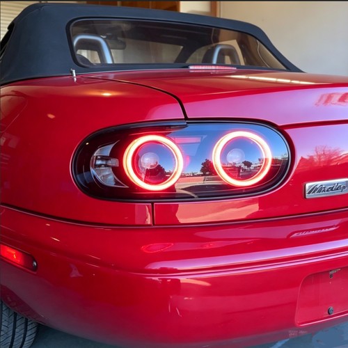 Pair tail lights for - lights, mazda