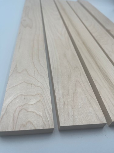 Maple hardwood timber planed