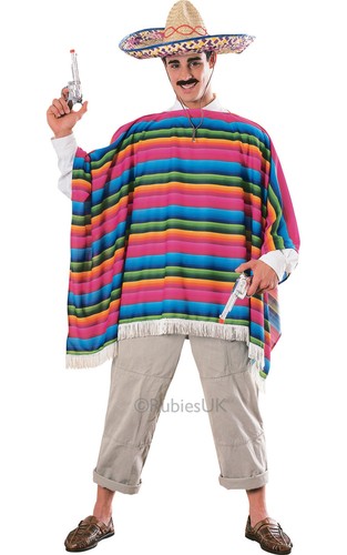 Mexican serape poncho and - serape,