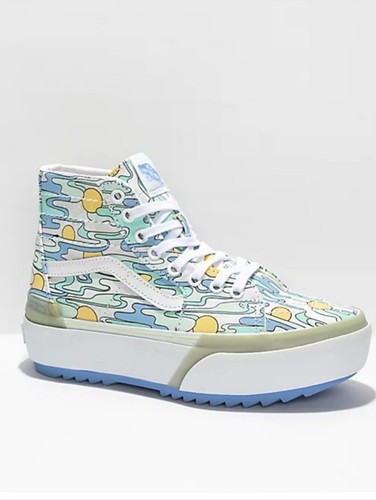 Vans sk8 stacked mint blue - sk8-hi,