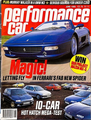 Performance car magazine - car,