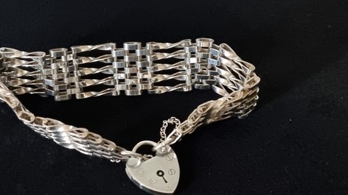 Five bar sterling silver - five,