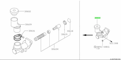 Oem cylinder brake genuine - oem,