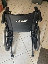 Drive manual Fold up wheelchair with footrests, 300 Pound Capacity, Narrow Model