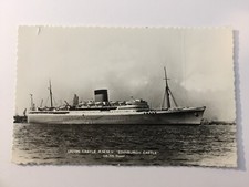 Vintage Maritime Postcard "Edinburgh Castle" Union Castle Line Posted