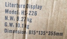 VEVOR Greeting Cards Display Rack 32-Pocket Rotating Postcard Stand with 4 Wheel