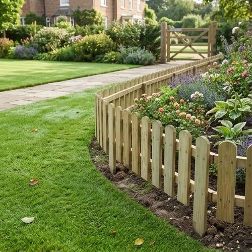 Pack wooden garden - garden, border