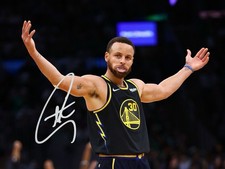 Stephen Curry Signed Autograph 6x4 PHOTO Pre Print Basketball