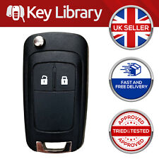 Vauxhall 2 Button Flip Remote Car Key Fob 433Mhz For Astra Insignia Mokka Zafira