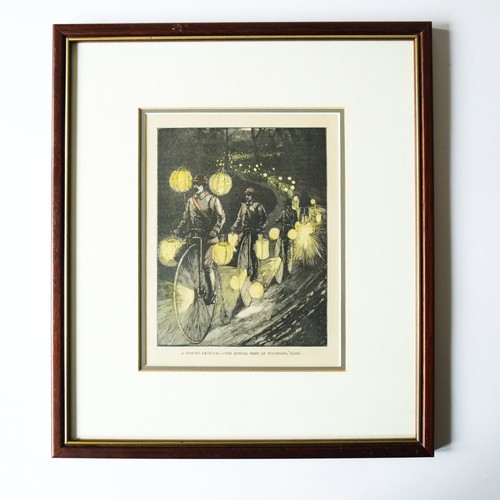 Vintage cycling art - art, print