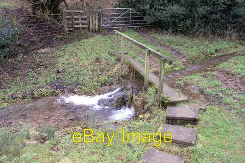 Photo 6x4 footbridge over wash - photo,