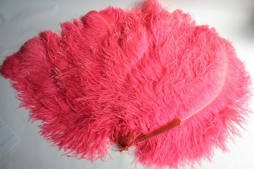 Antique large pink ostrich - pink,