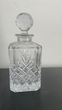 Edinburgh Crystal Thistle Whisky Decanter  10 1/2”