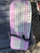 Funky Saitek Pink Keyboard #UKKeyboard #EnglishKeyboard