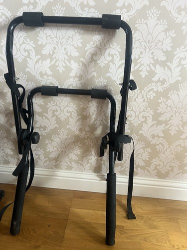 Universal black bike - bike, rack