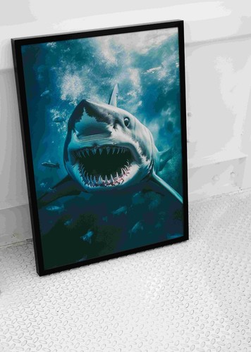 Jaws poster shark - great, white