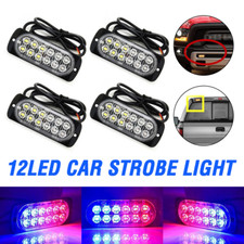 4x 12LED Amber Recovery Strobe
