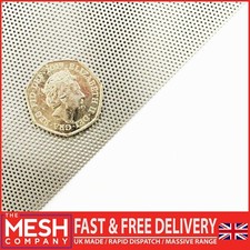 The Mesh Company Stainless Perforated Sheet 0.75mm Round | 1.5mm | 0.6mm Thick
