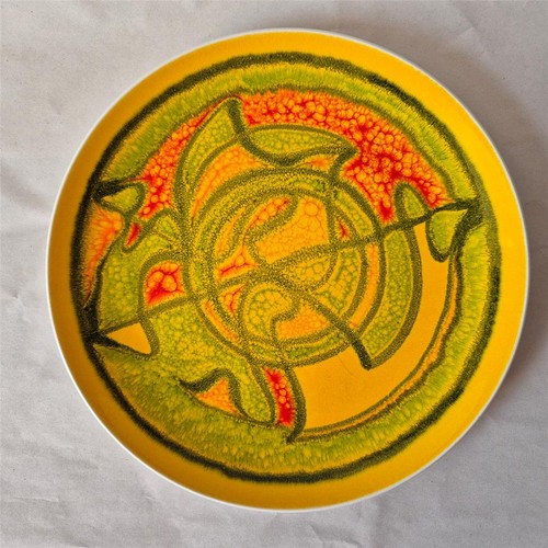 Poole pottery delphis plate - poole,
