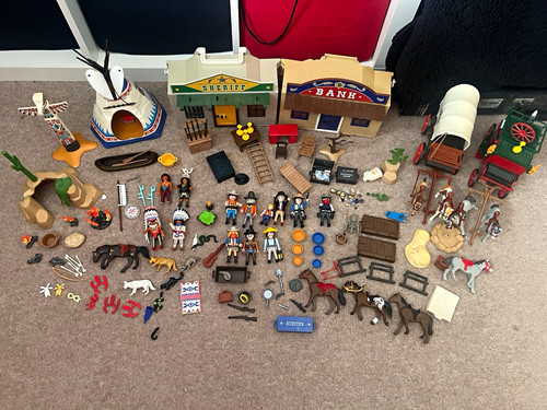 Huge playmobil western wild - huge,