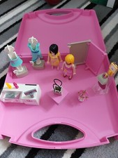 Playmobil carry case sets x 2 - dress shop and picnic in the park