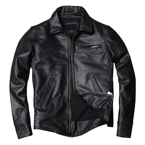 Men black genuine - men's,