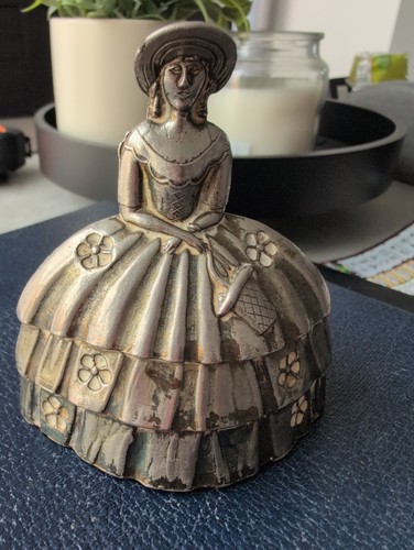 Vintage brass bell crinoline - brass,