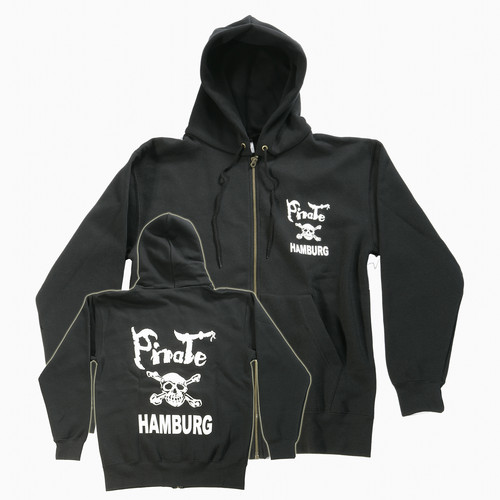 Pirate hooded jacket black - jacket,