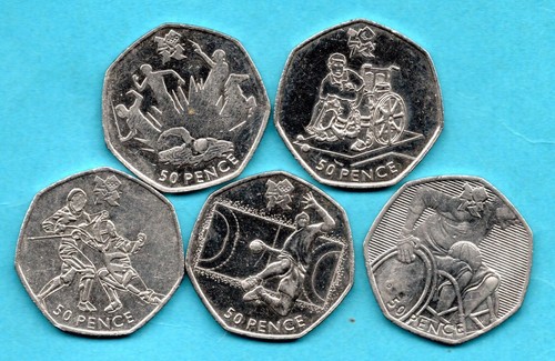 Olympic fifty pence - 5,