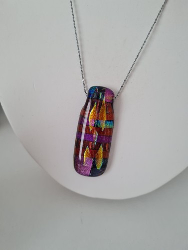 Artisan dichroic fused - fused, glass
