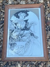 Alphonse Mucha Picture Mirror