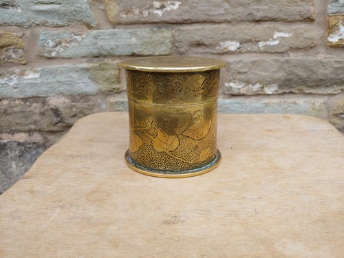 Ww1 trench art - brass, shell
