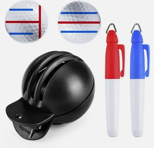 Golf ball liner marker - golf, pen