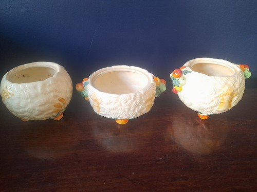 Clarice cliff preserve pot - preserve, x