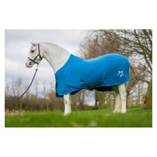 Blue HY Zeddy Fleece Rug 5"6 