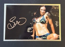 WWE Hand Signed Hall of Famer Lita (Amy Dumas) 11x8inch Mount