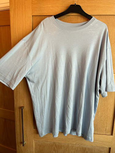 Light blue oversized shirt - oversized, t-shirt