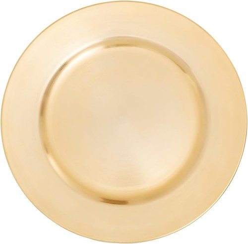 Metallic charger plates - metallic,