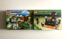 LEGO Minecraft Bakery 21184 + End Arena 21242 Open Box Incomplete
