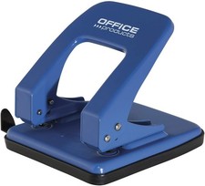 Heavy-Duty Metal Hole Punch A4 A5 B5 – Punches 40 Sheets – Blue/Black Office