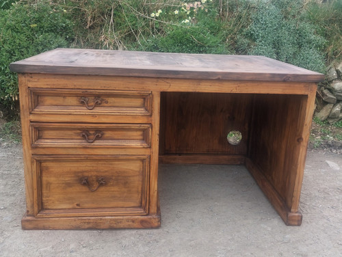 Large desk solid vintage - solid,