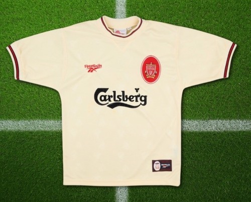 Liverpool retro away football - away,