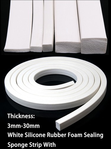 Silicone rubber sponge - rubber, strip