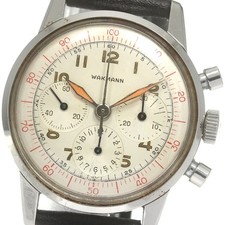 WAKMANN 2 Register 805-2 Chronograph cal.1281 Vintage Hand Winding Men's_862050