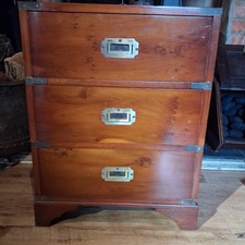 Small Campaign Three Drawer